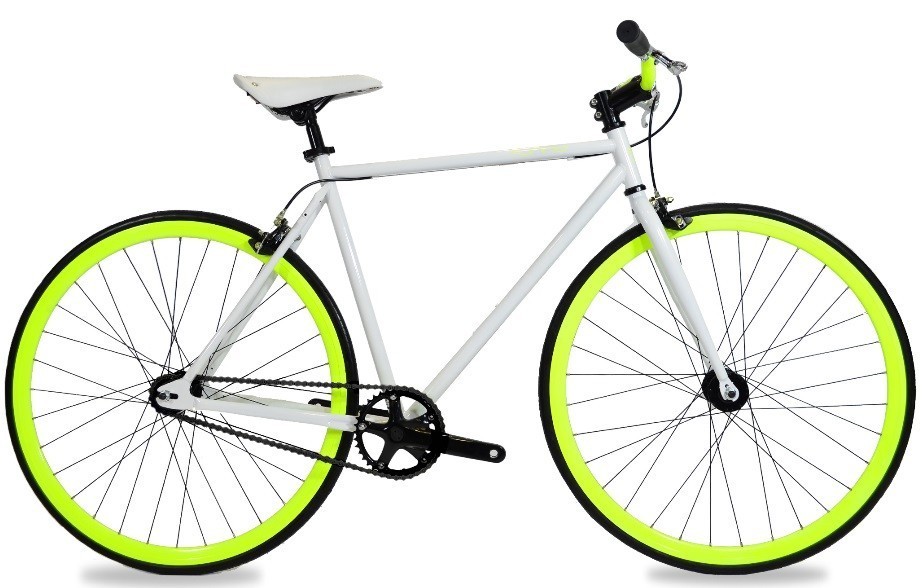 Modelo 016936 BICICLETA R.700 FIXIE TURBO BLANCO/FLUO
