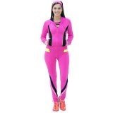 Pants Deportivo TSX Rosa con Amarillo Para Dama