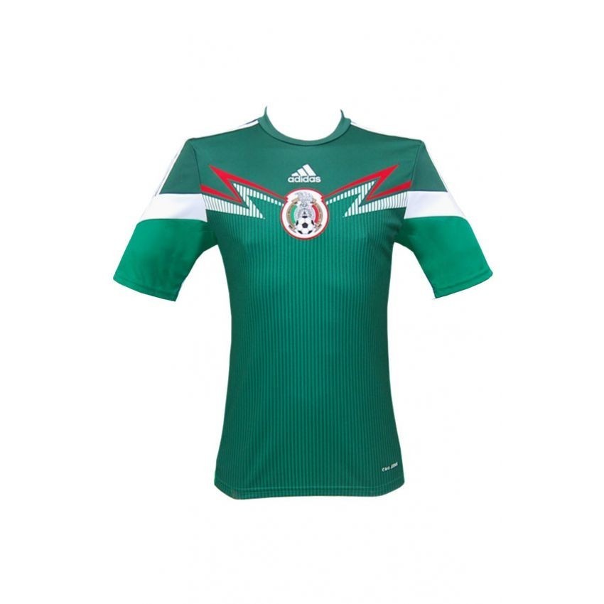 Playera Selección Mexicana Local para Caballero Adidas 2013-2014 G86985-Verde