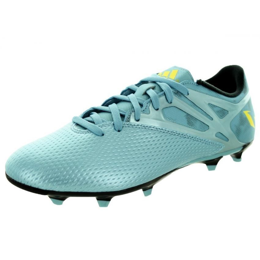Tachones Adidas Messi 15.3 FG/AG - Plata con Negro