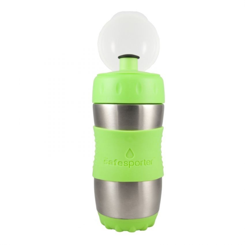 Botella deportiva Safe Sporter Lime 355 ml - Kid Basix
