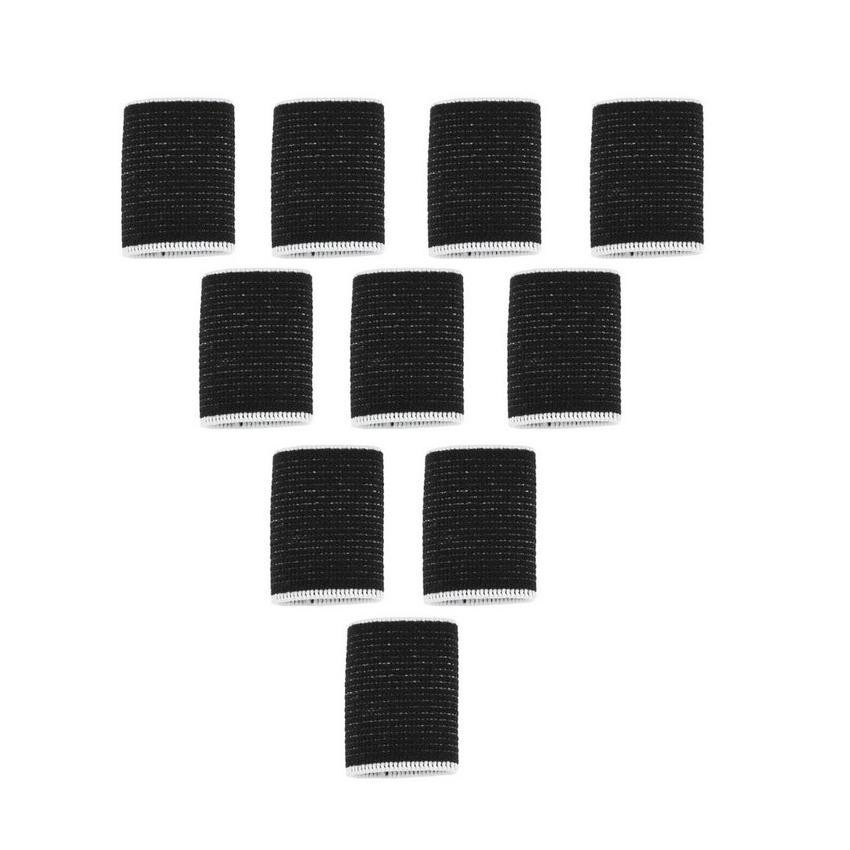 10Pcs Bandas Finger ayuda del apoyo de la manga Gimnasio Deportes Voleibol Baloncesto