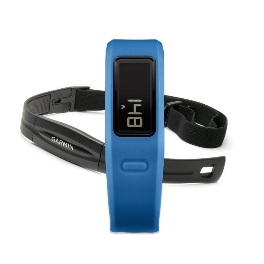 Medidor de Actividad VivoFit con Banda de Ritmo Cardíaco Garmin-Azul