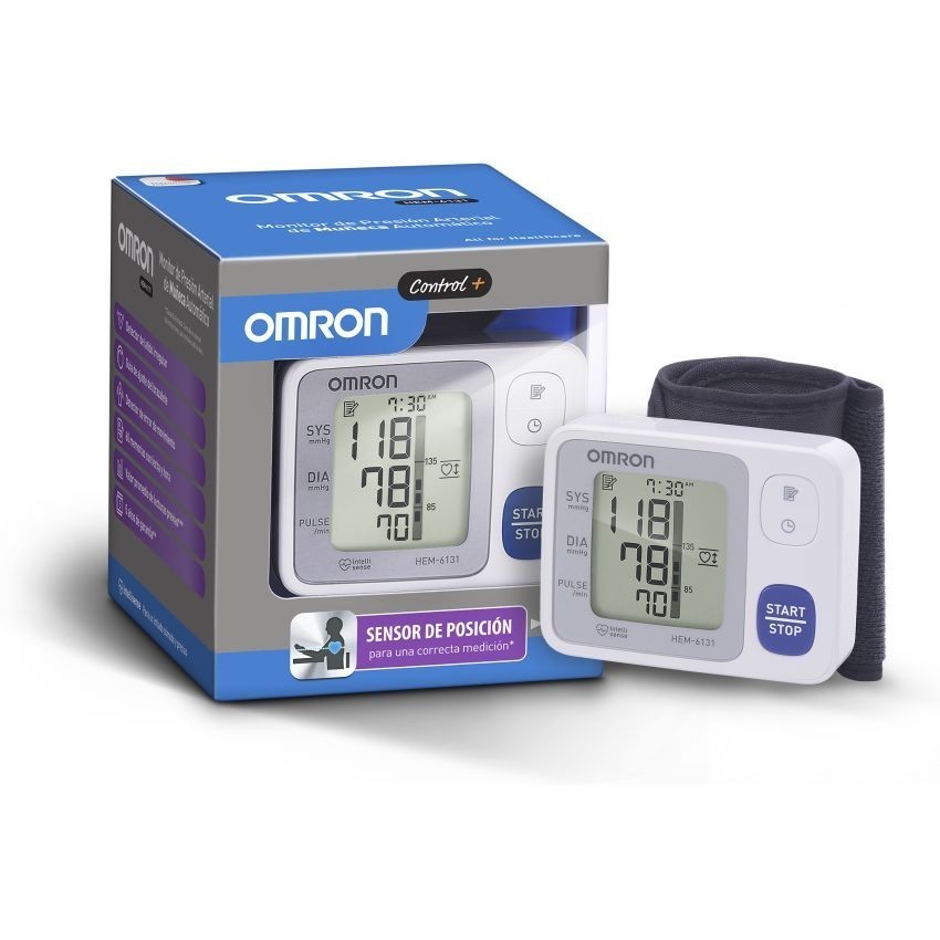 Monitor de Presión Arterial Control Plus Omron HEM-6131-Blanco