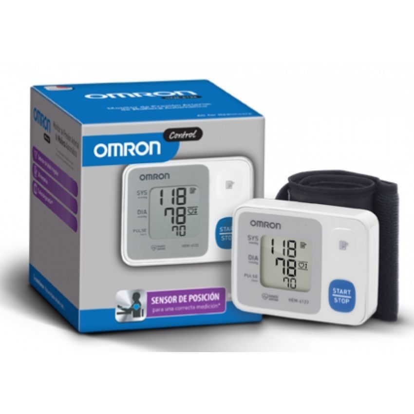 Monitor de Presión Arterial Control Omron HEM-6122-Blanco