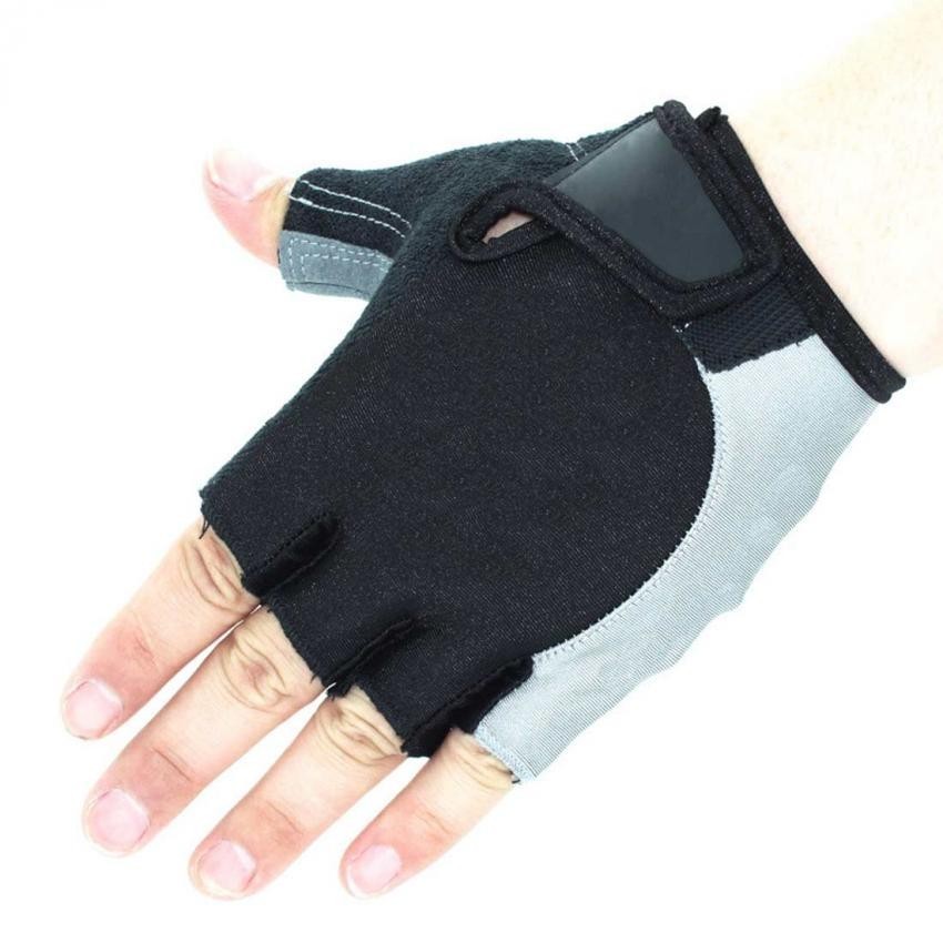 Guantes Ciclismo Corto Deportivo OASAP ES73414-Gris