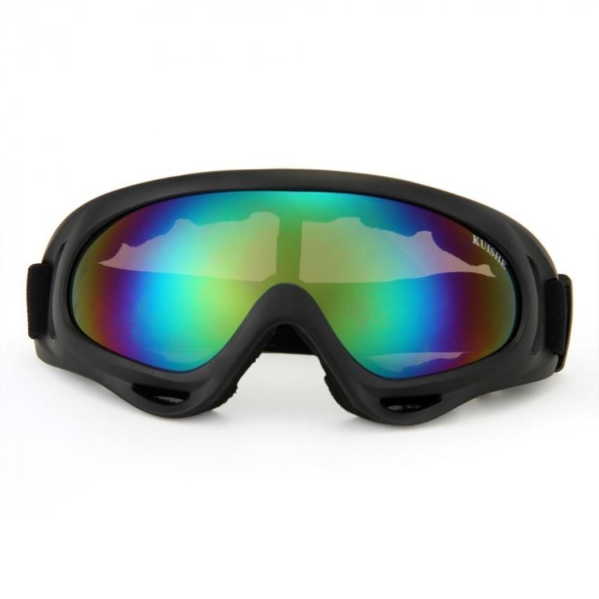 Gafas Protección para Moto Motocross Esqui Deporte Ajustable Negro