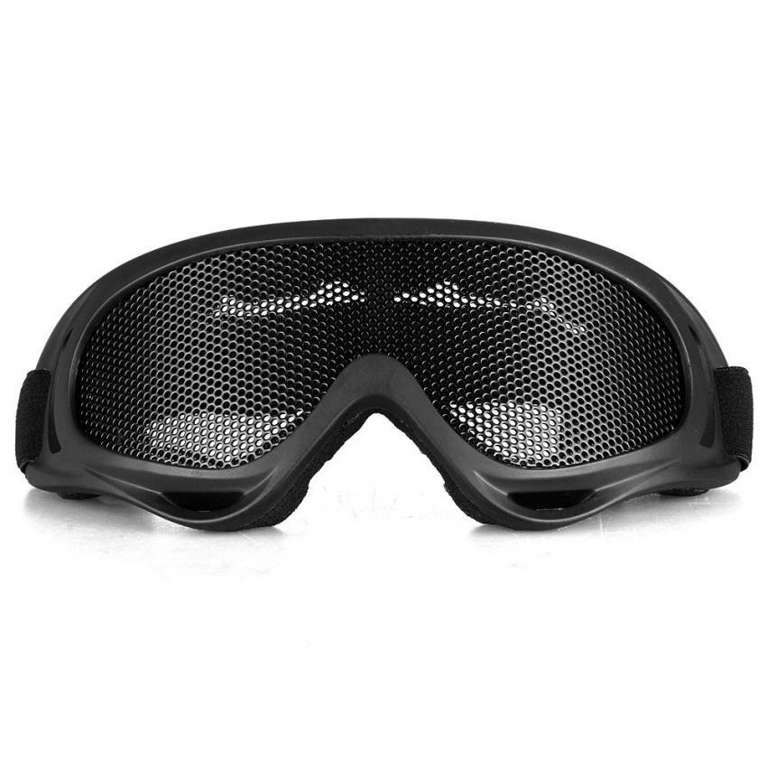 Gafas Protectoras Tacticas Rejilla Correa Ajustable Deporte Negro
