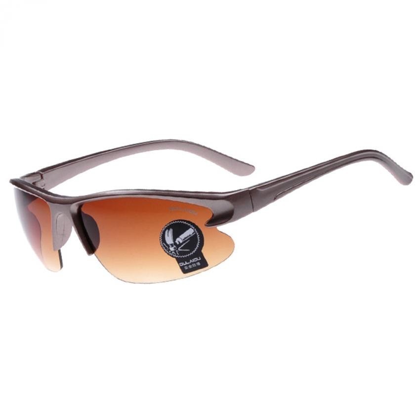 Sunglasses Lentes de Sol Deportivo Multi-Color Protección contra Rayos UVA UVB OASAP-ES71406-Marrón