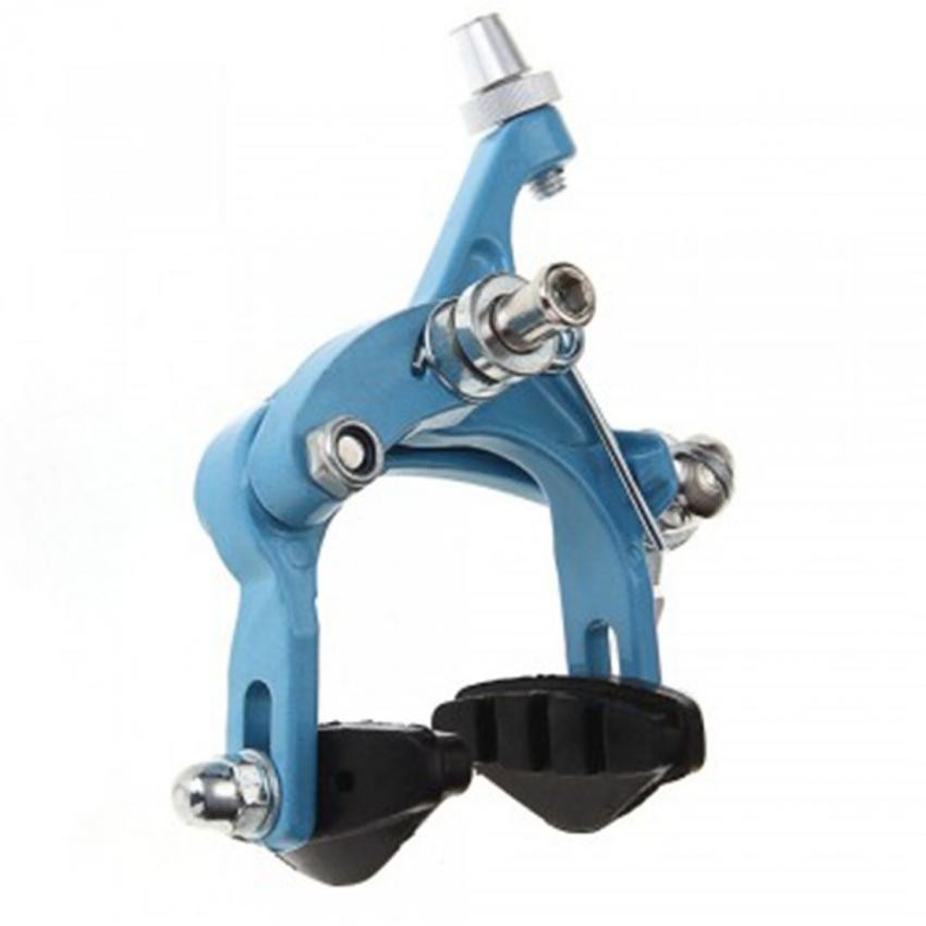 Elenxs Trasera T Freno para la bici del camino de la bicicleta del metal de goma al aire libre Deportes Azul
