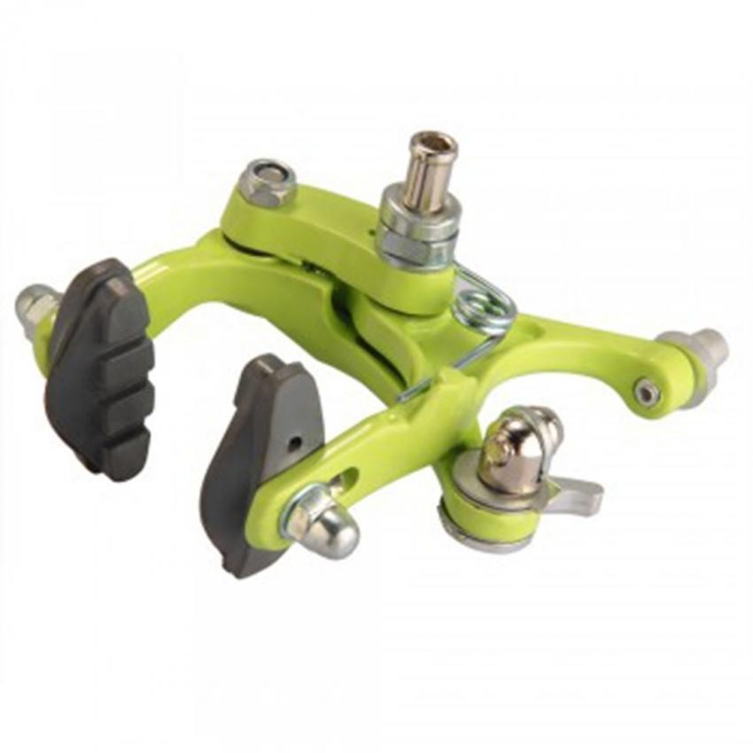 Elenxs Trasera T Freno para la bici del camino de la bicicleta del metal de goma al aire libre Deportes Verde