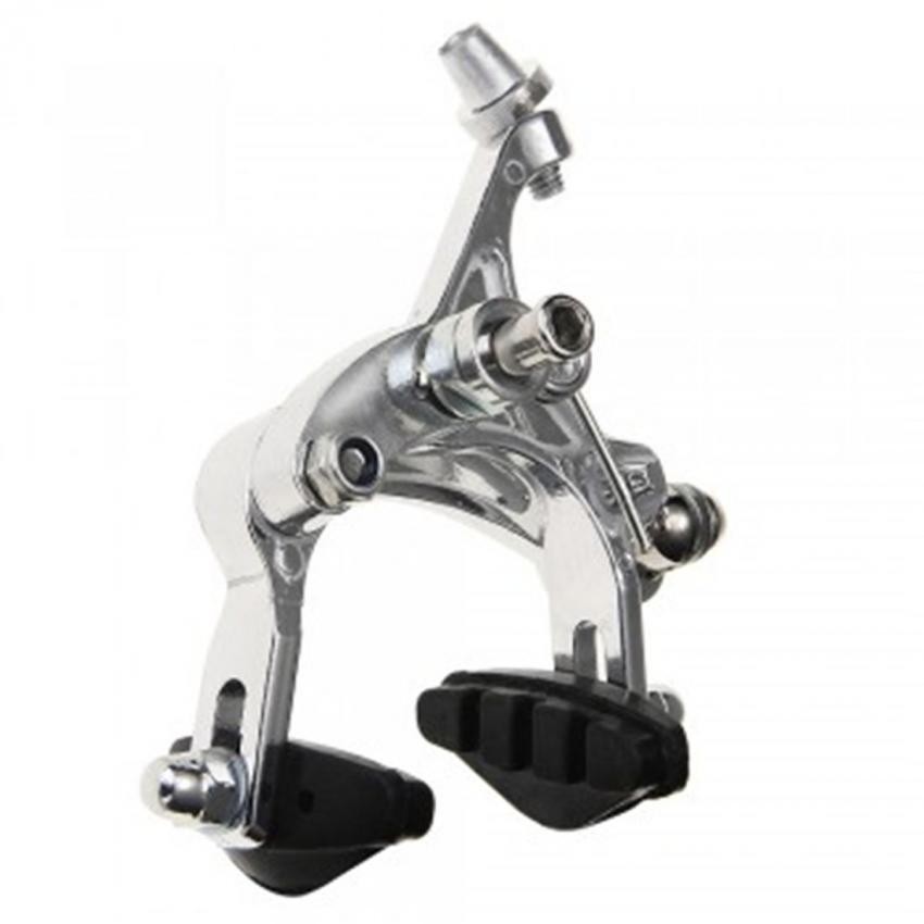 Elenxs Trasera T freno para Silver Road Bike bicicletas metal Caucho Deportes al aire libre