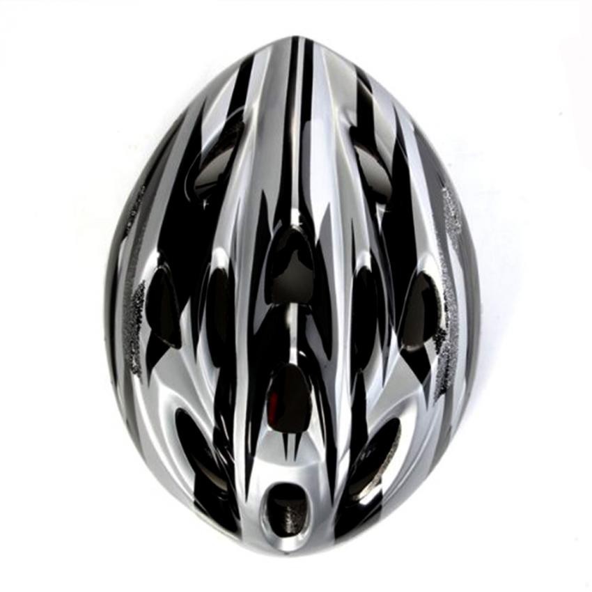 Elenxs Plata Negro Hombres MTB Carretera Montaña bicicleta Ciclismo Deportes Seguridad Cascos