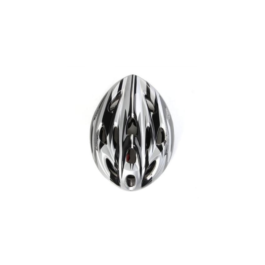 Elenxs Blanco Negro Montaña camino de la bicicleta MTB de la bici de ciclo del deporte de los hombres Casco + Visor L