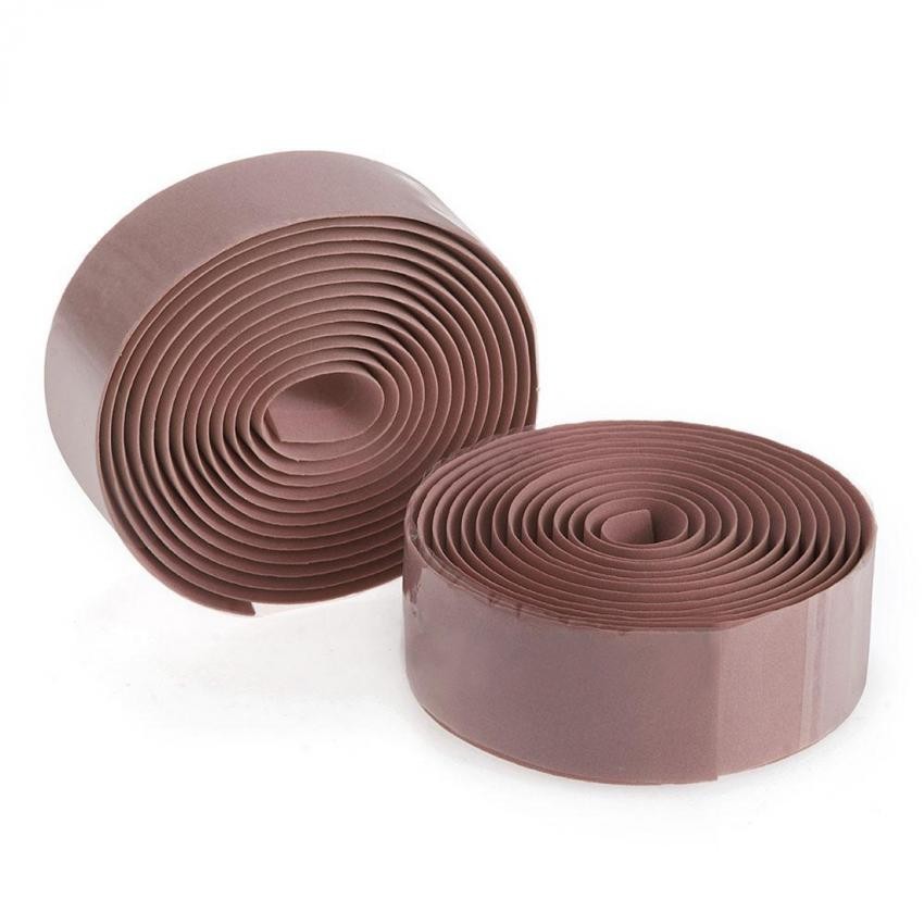 2x Ciclismo de Ruta Bike Deportes manillar de la bicicleta de la cinta del abrigo de café con enchufes