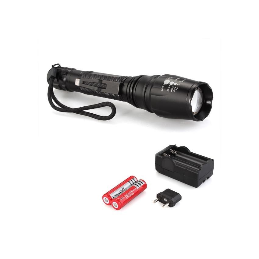 Linterna Antorcha LED CREE XM-L T6 Luz 1000LM Zoom para Camping Pesca Deporte