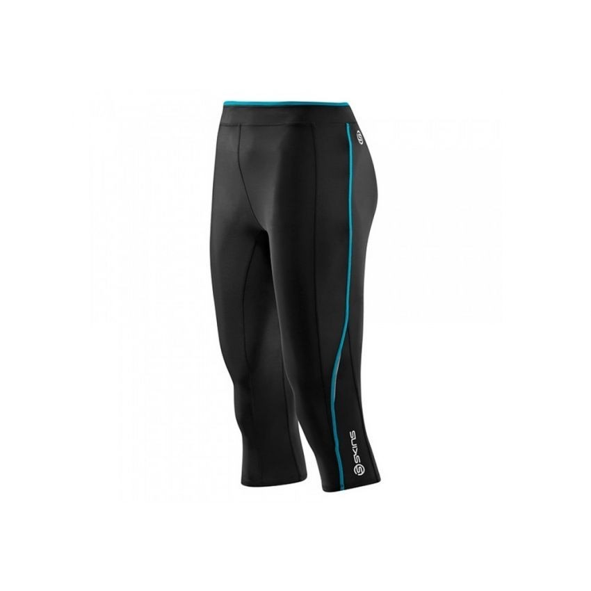 Capri de compresión SKINS B61073008FM-Negro con Azul