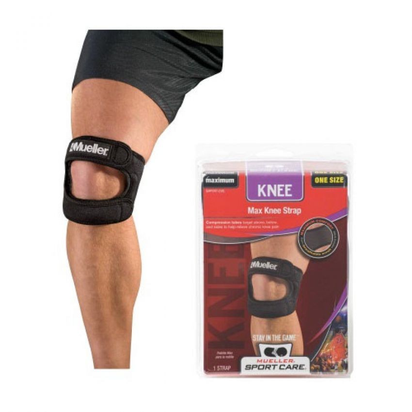 Doble cinta para la rodilla Max Unisex Mueller 59857-Negro