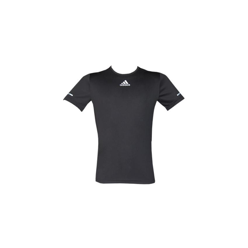 Playera para correr de Hombre Adidas Sequencials S03011-Negro
