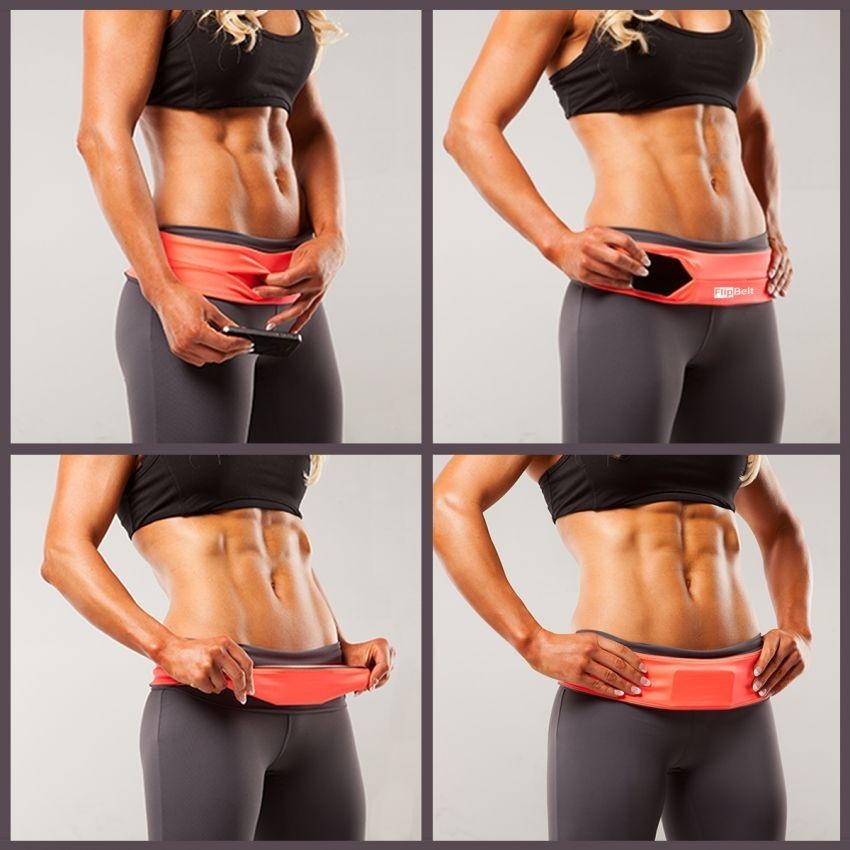 Cinturon Fitness FlipBelt-Morado