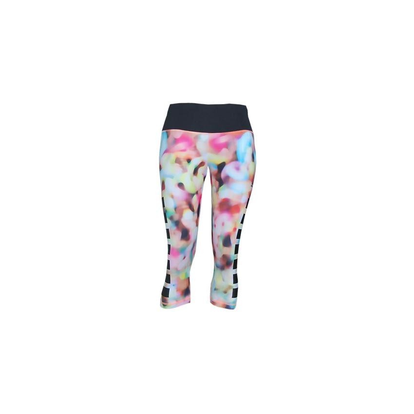 Pantalón 3/4 para correr de Mujer Adidas Techfit Infinita Serie TIGHT B S12119-Multicolor
