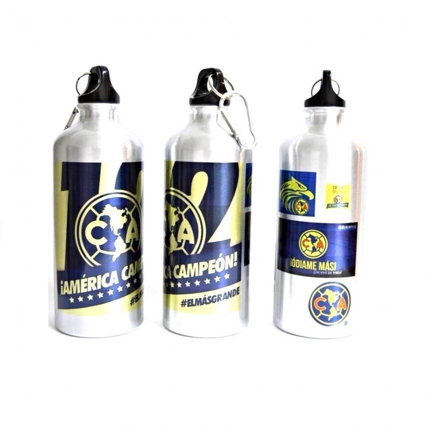 Botella para Agua metalica América Campeon