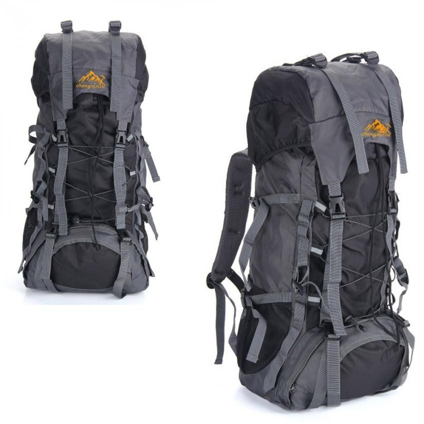 Mochila de deporte al aire libre de 55L bolsa Trekking Camping viaje paquete impermeable monta?ismo escalada