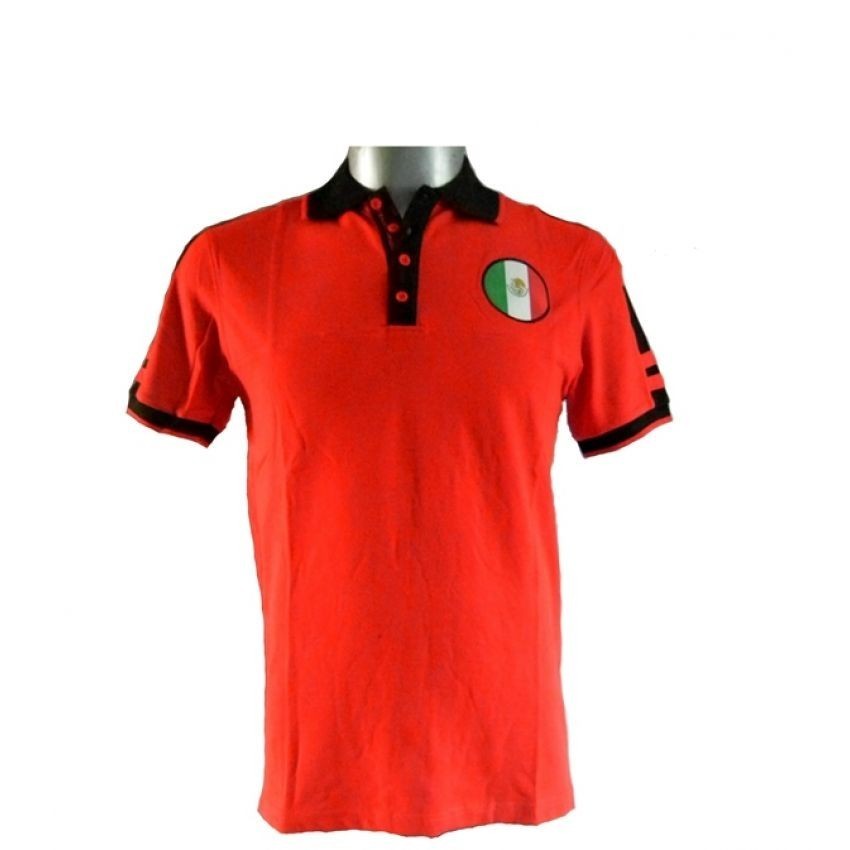 Playera Polo México MEX3620 Rojo
