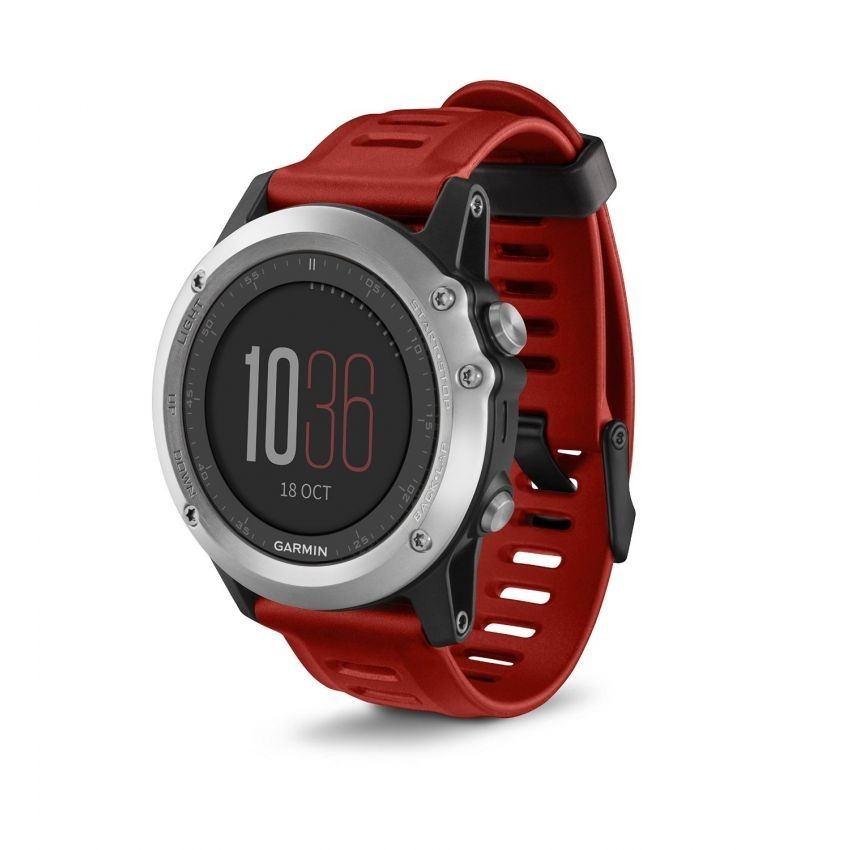 Reloj Multideporte Garmin Fenix 3-Rojo