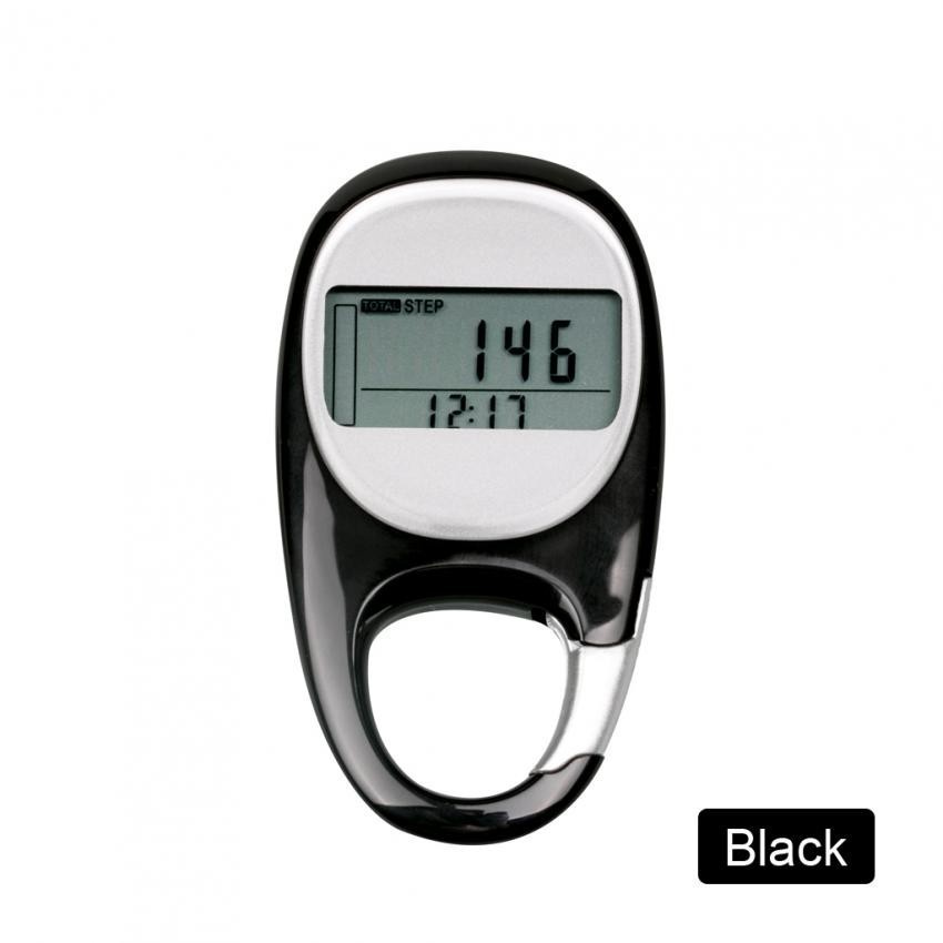 Step Count 3D Sensor pedometer(Negro)