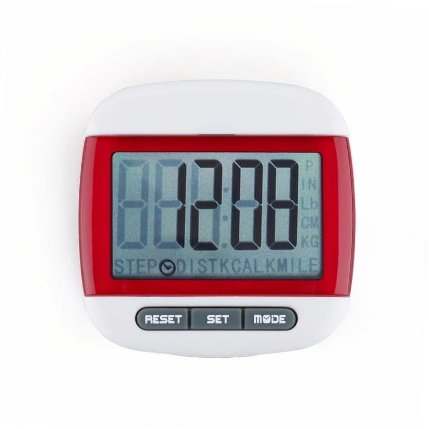 Mini LCD Pedometer (Rojo)