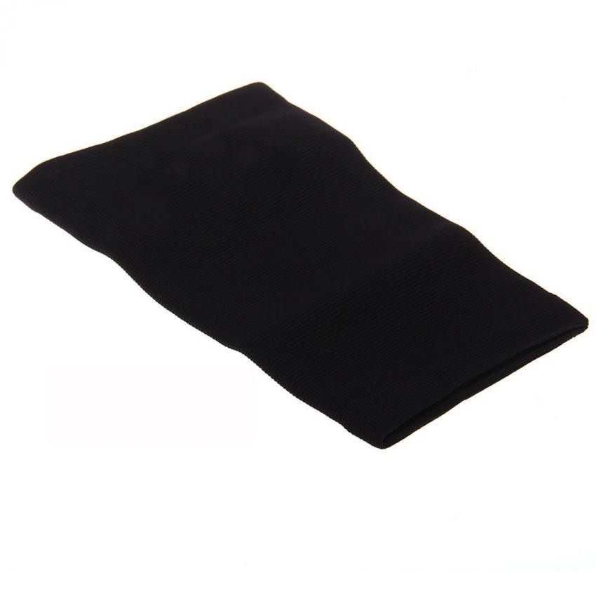 Deportes Bádminton elástica elástico pierna del becerro Brace Strain Soporte Wrap Banda L