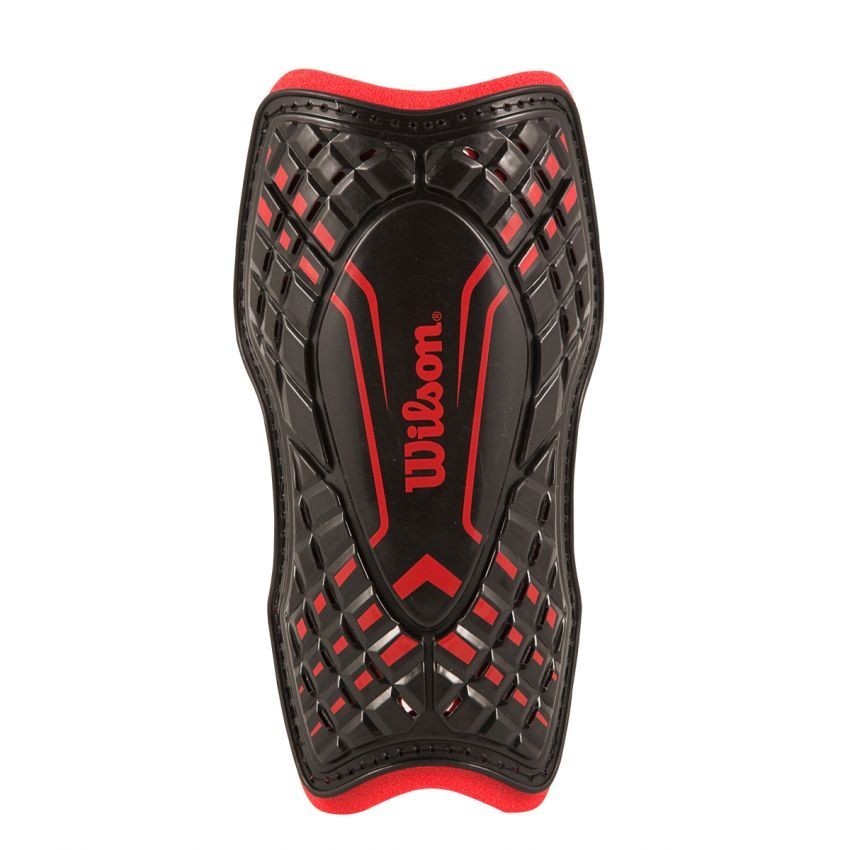 Espinillera Backstop Wilson WTE550900S-Rojo con Negro