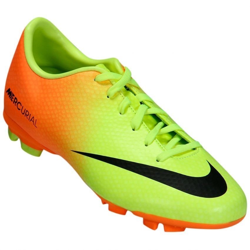 Tachones para Fútbol Nike Mercurial Victory 4 FG Jr. Citrus para niño - Amarillo + Naranja