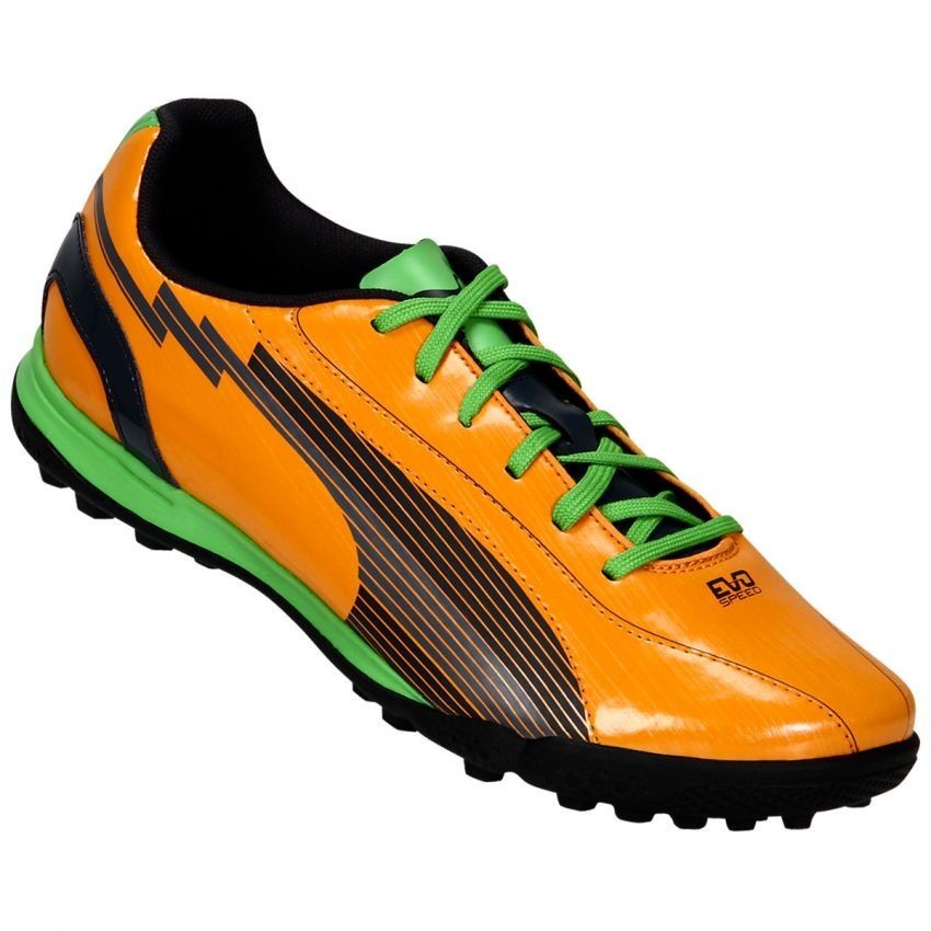 Tenis para Fútbol Rápido Puma evoSpeed 5 TF para Caballero - Naranja
