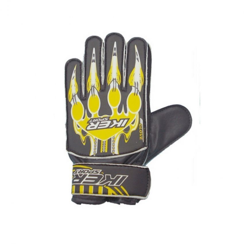 Par de Guantes para portero Modelo Garras T-8 en color : Amarillo