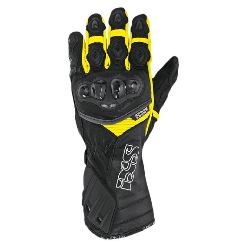 Guantes IXS RS200-Negro con Amarillo