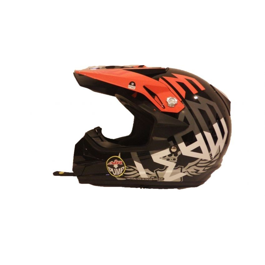 Casco CAN-AM XC-3 race ritual negro/naranja