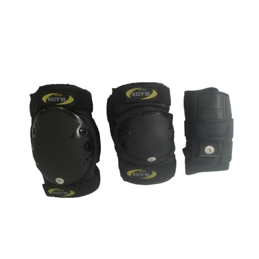 Protecciones Coderas, Muñequeras y Rodilleras-Negro