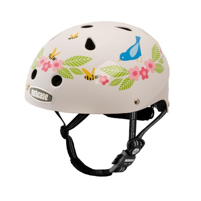 Casco Infantil Nutcase Little Nutty Birds & Bees Street Helmet Niños-Blanco