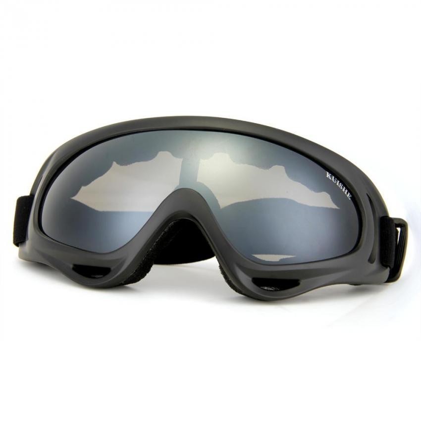 Gafas Protección Mascara para Moto Esqui Deporte Ajustable Lente Gris Xmas Christmas la Navidad
