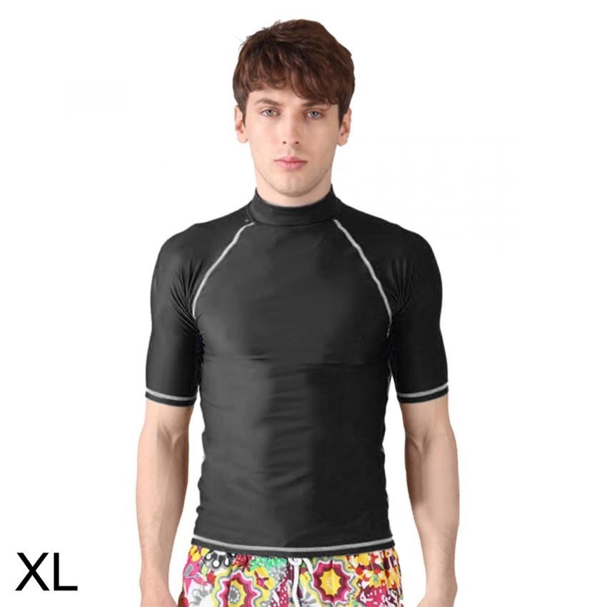 Deportes Acuáticos masculino sbart nylon spandex + Surf Ropa - Negro (Talla XL)
