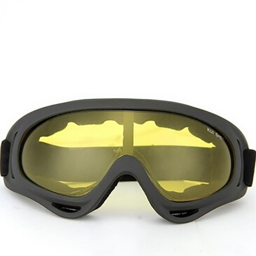 Elenxs Nueva motocicleta Deportes al aire libre de los ojos Gafas de protección / GlassesSnowmobile Amarillo