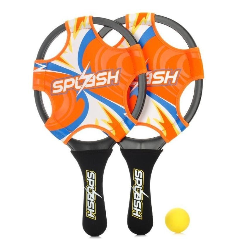 Winmx WMB10606 Splash Deportes Playa Murciélago + bola (negro/naranja)
