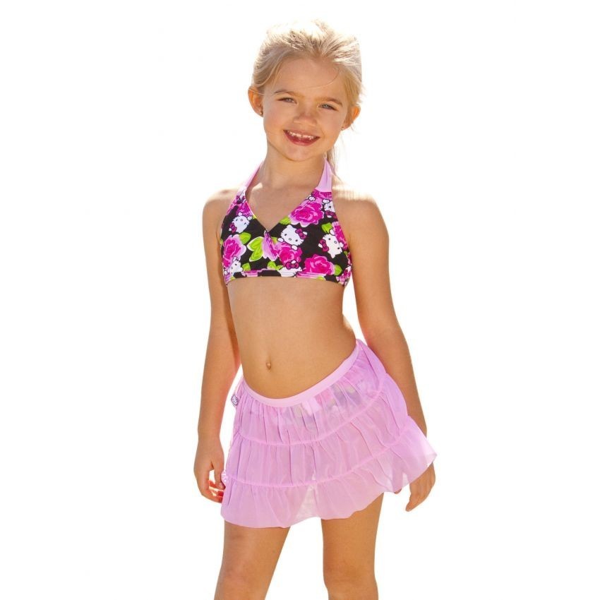 Bikini De Dos Piezas Con Falda Hello Kitty HK6488