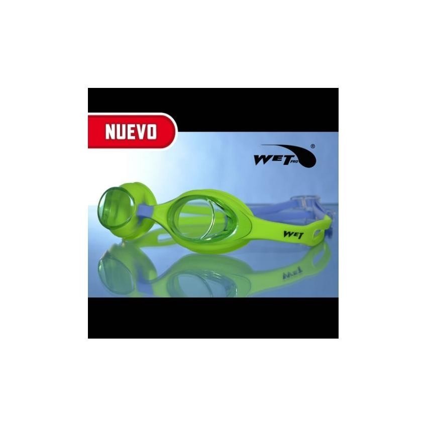 Googles Wet Pro DP315 Para Niño-VERDE/AZUL