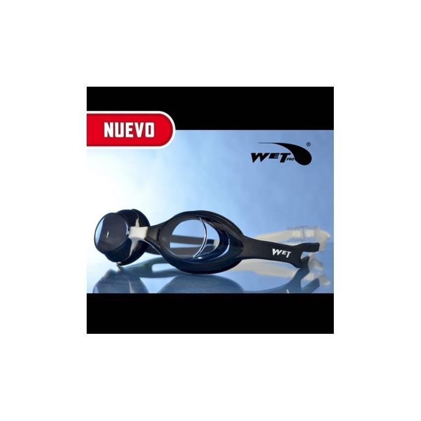 Googles Wet Pro DP315 Para Niño-NEGRO/BLANCO
