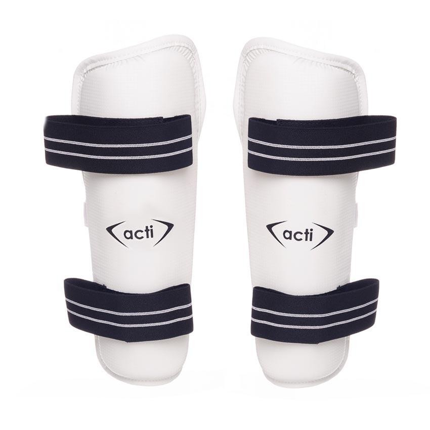 Espinillera para Taekwondo Acti ESACTII-Blanco y Negro