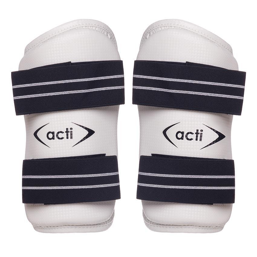 Antebracera para Taekwondo Acti importada ANACTII-Blanco y Negro