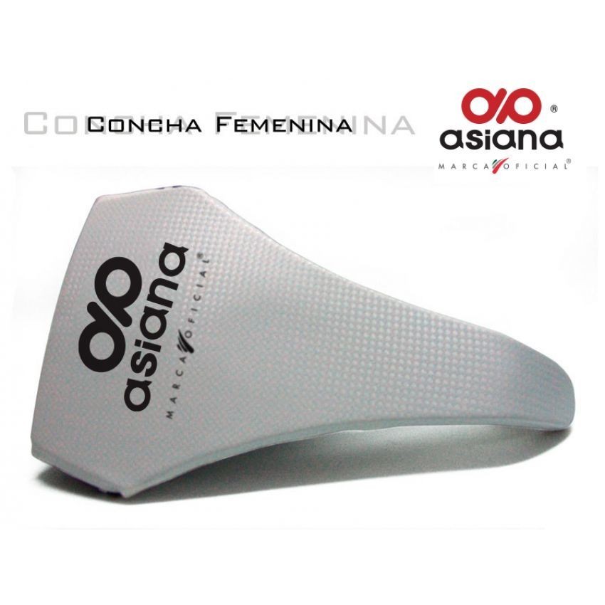 Concha Femenina Completa Asianna Para Entrenamientos De Artes Marciales AS-247 XL - Blanco